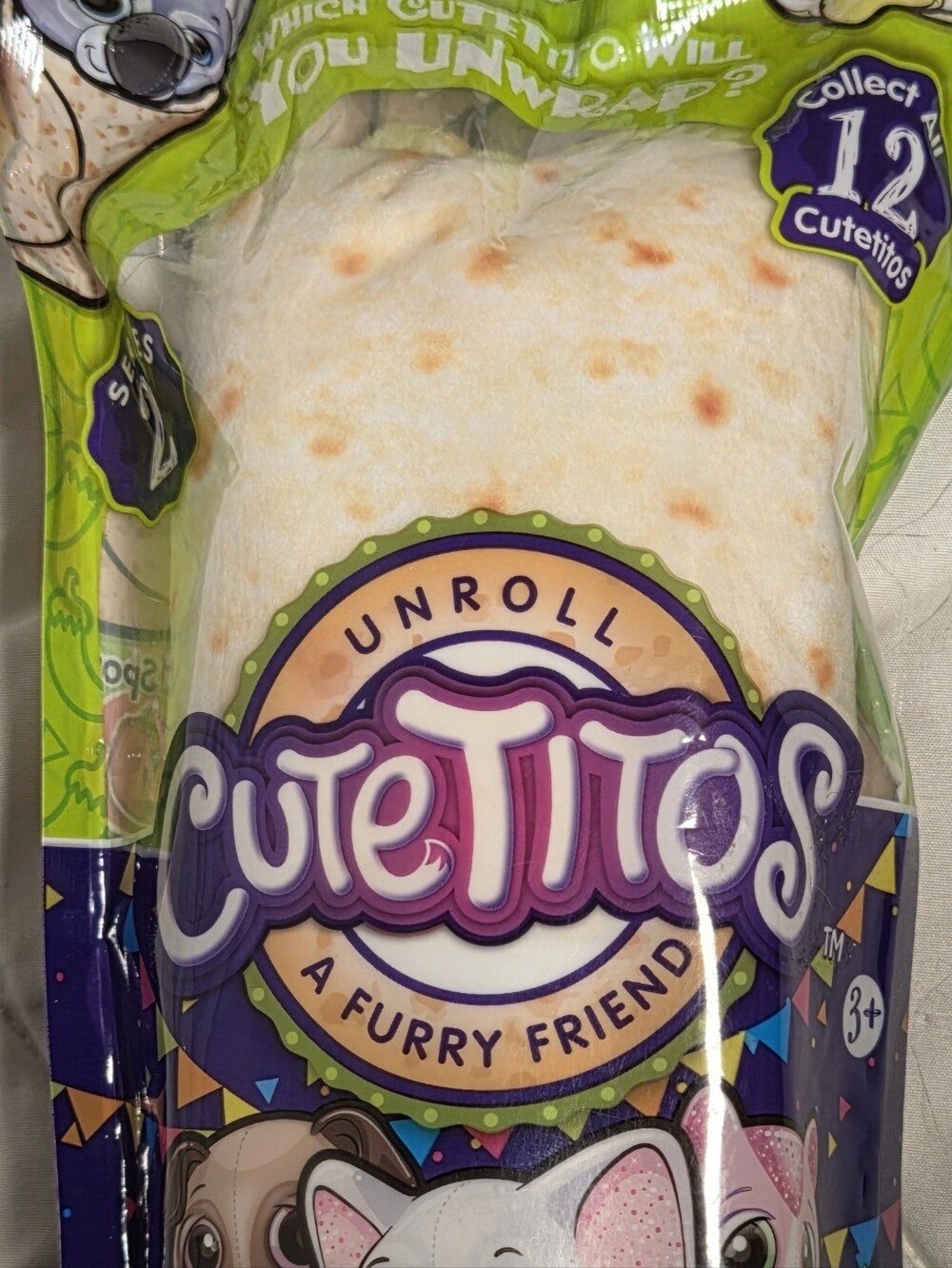 Cutetitos Blind Box Plush Series 2 Sealed New Tortilla Wrap Surprise Animal Gift - Picture 2 of 4